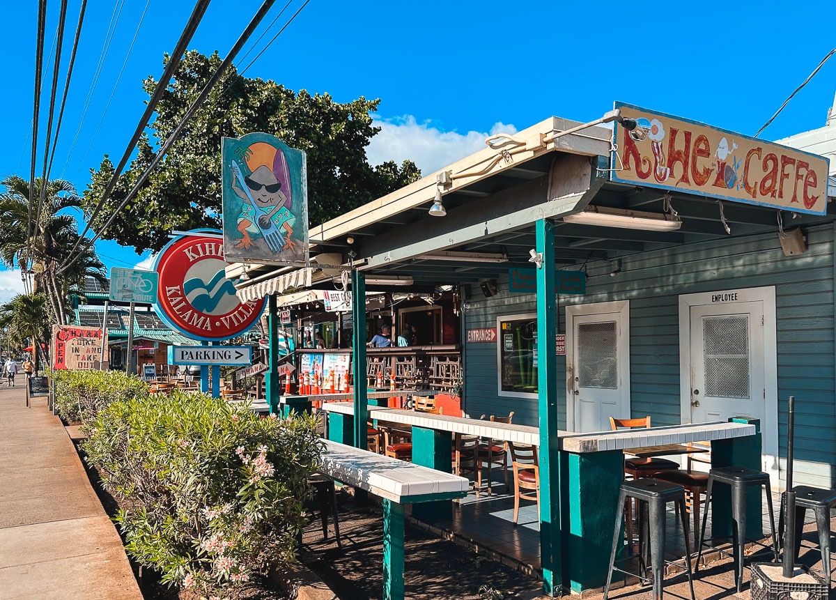 Kihei Caffe in Kihei, Maui
