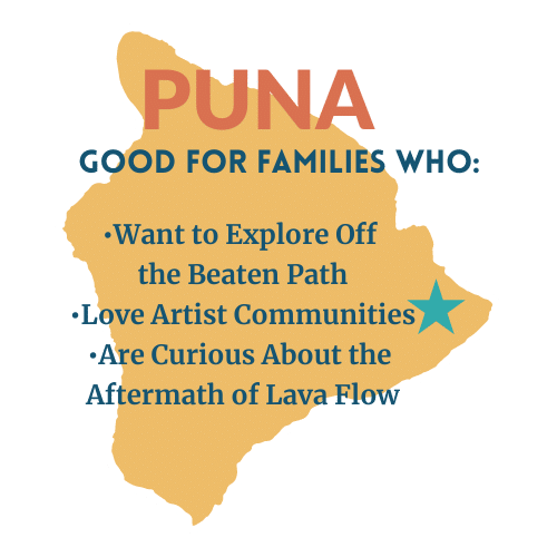 Puna Graphic on visiting the Big Island with kids