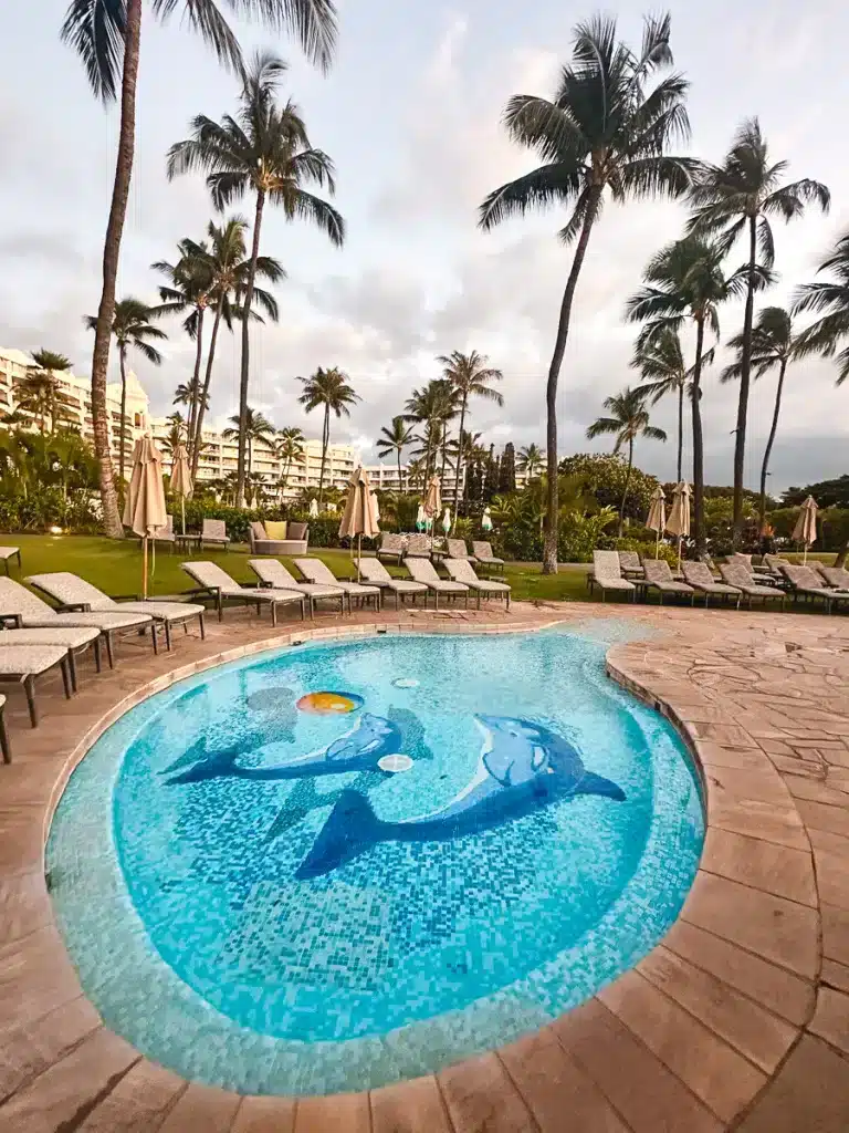 Toddler wading pool in the Fairmont Kea Lani in Maui, Hawaii.